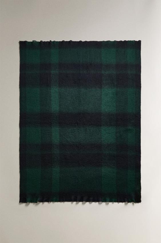 OMBRÉ BLANKET Green ZARA Mexico