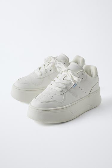 PLATFORM TRAINERS - White by Zara - Image 2