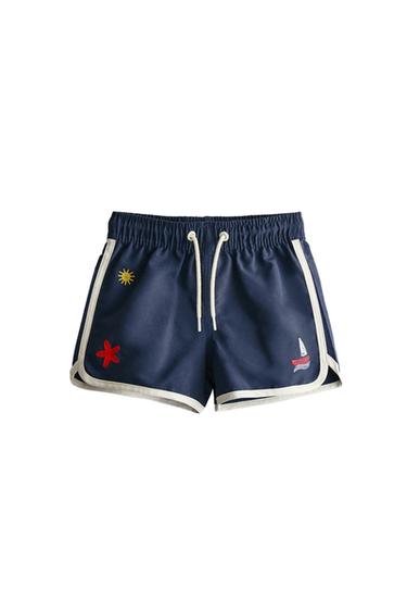 Zara KIDS' SEA BEACH SWIMSUIT - Navy blue