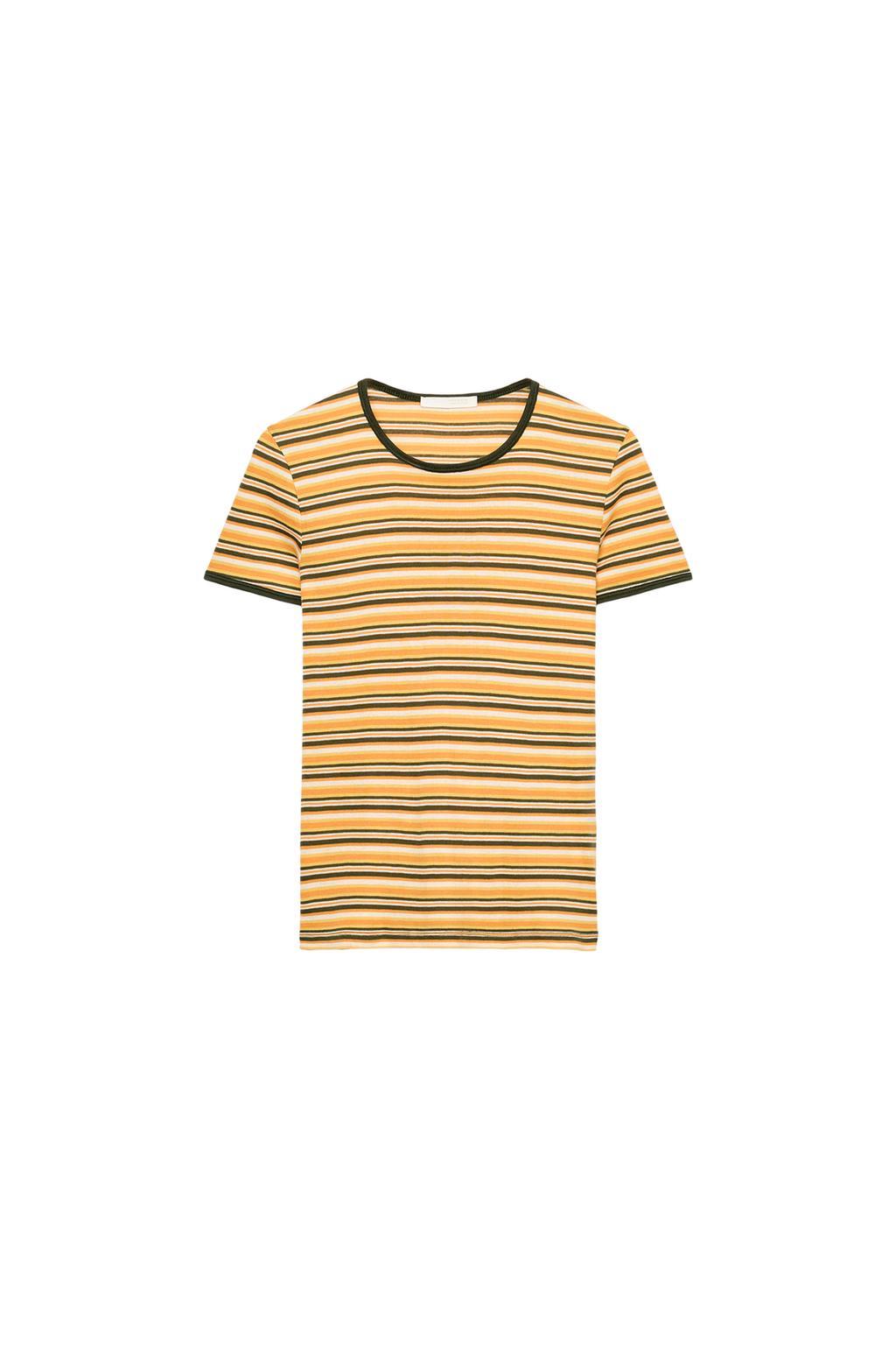 CONTRASTING STRIPED T-SHIRT - image 3