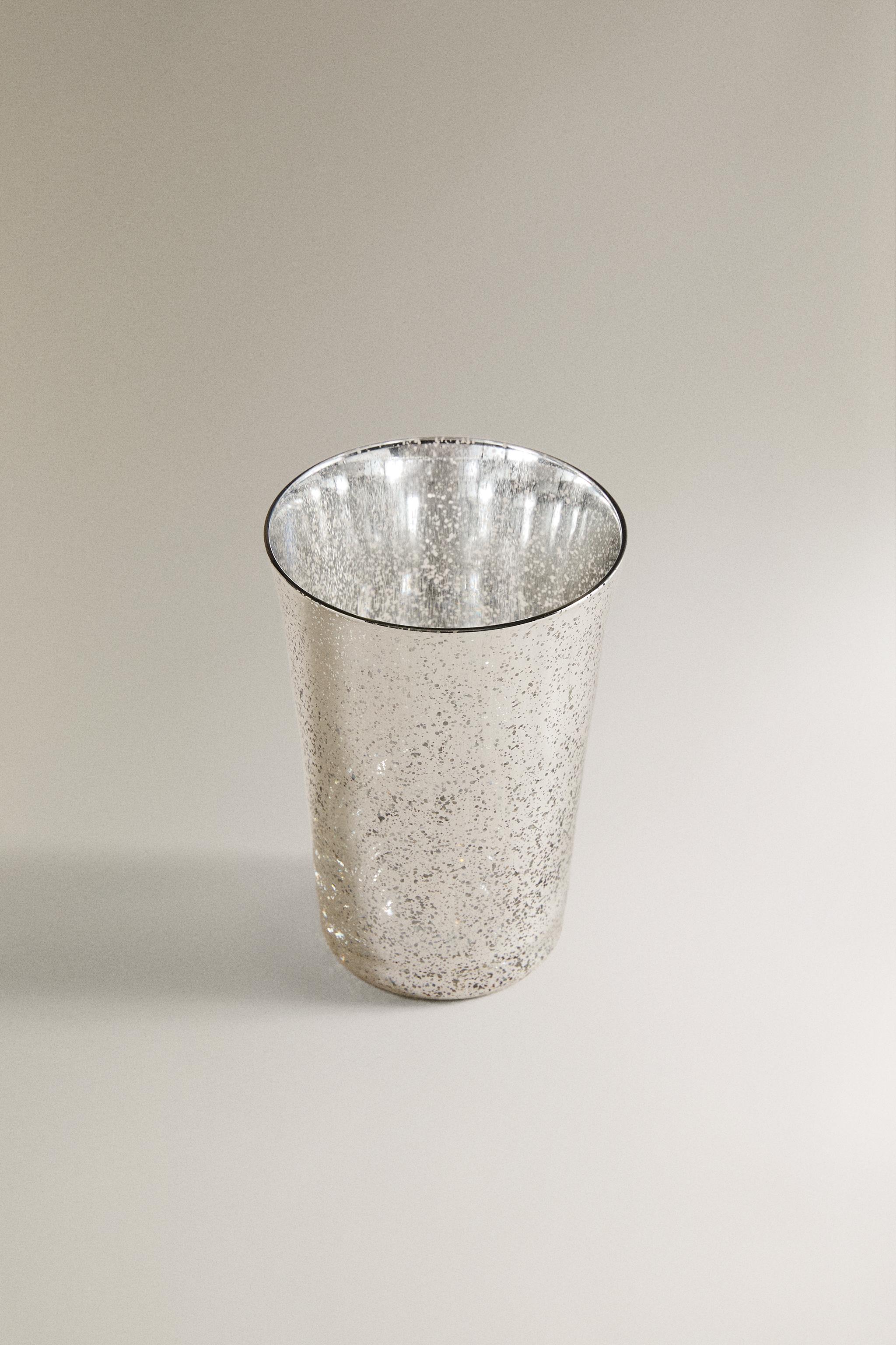GOBELET VERRE MERCURISÉ NOËL