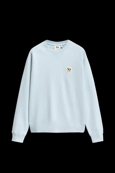 CREW NECK SWEATSHIRT MIT 50TH ANNIVERSARY-PATCH - Hellblau von Zara - Bild 0