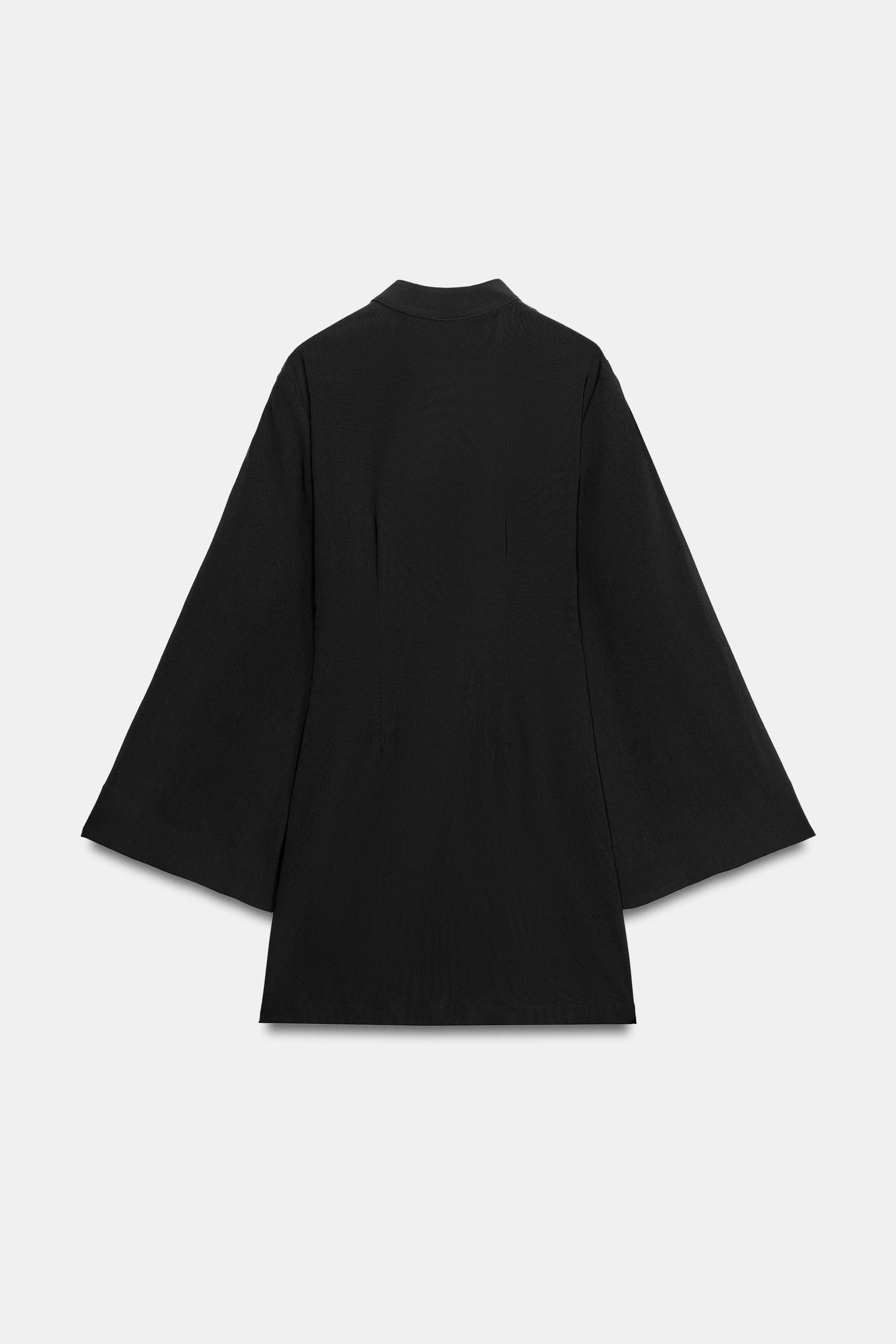 Женские платья Zara FROG FASTENING MINI DRESS — фото 7
