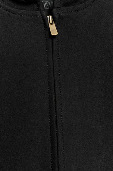 Zara BUTTONED FITTED BLAZER - Black