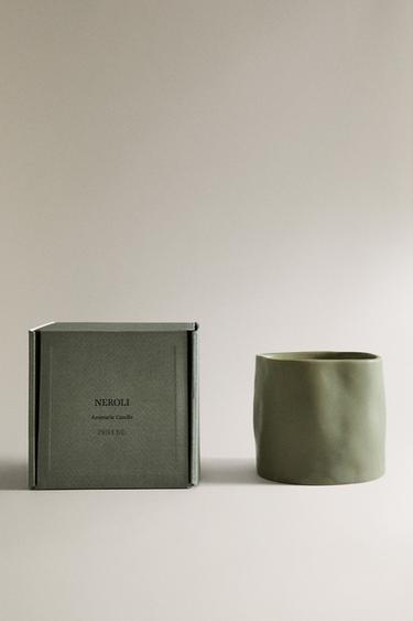 （430G）NEROLI アロマティックキャンドルレモンイエローZaraの（430G）NEROLI アロマティックキャンドル - レモンイエロー 