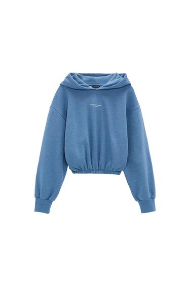 SLOGAN PRINT HOODIE