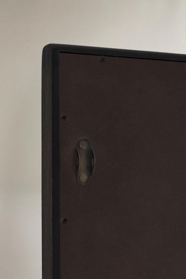 WOODEN FRAME MIRROR - Dark brown by Zara - Image 3
