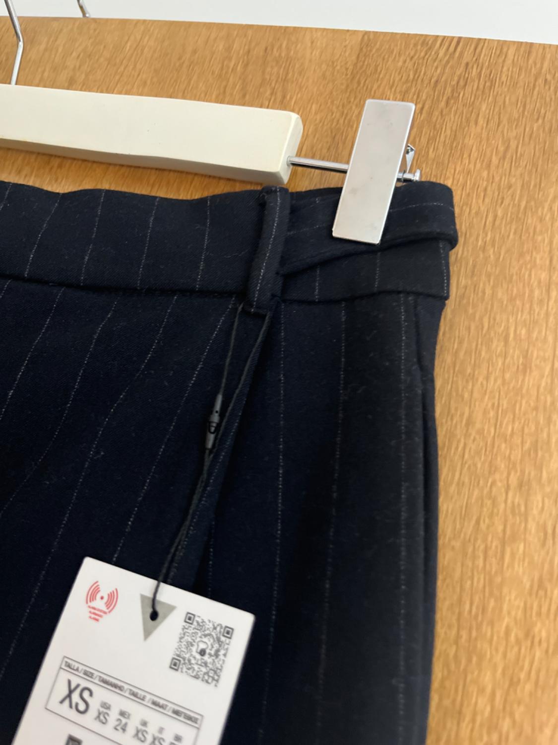 PINSTRIPED FLANNEL TROUSERS - Image 5