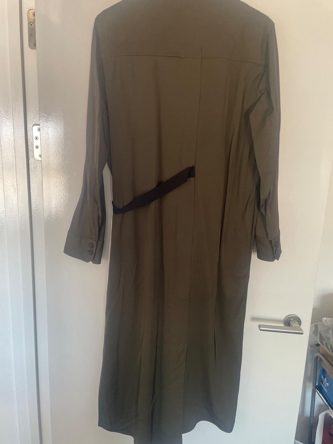 ZW COLLECTION PLEATED SHIRT DRESS - Image 3