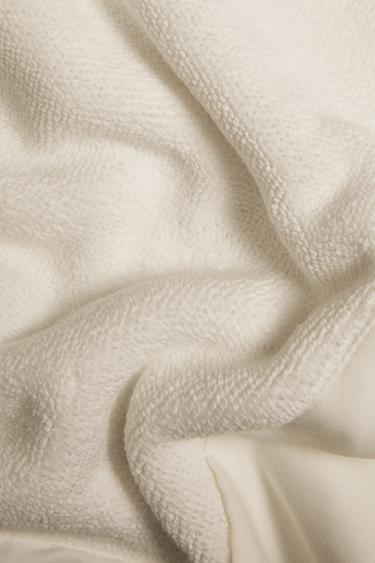 BATH MAT WITH FABRIC BAND - Oyster-white by Zara - Image 3