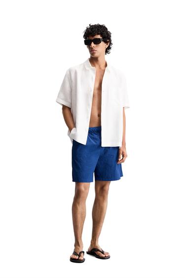 TECHNICAL BERMUDA SHORTS - Bluish by Zara