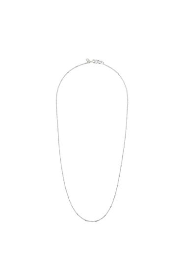 COMBINED METAL LINK CHAIN - Silver by Zara