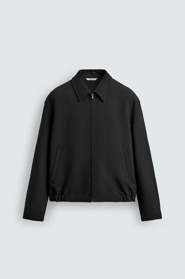 RELAXED FIT COMFORT JACKET - Black by Zara