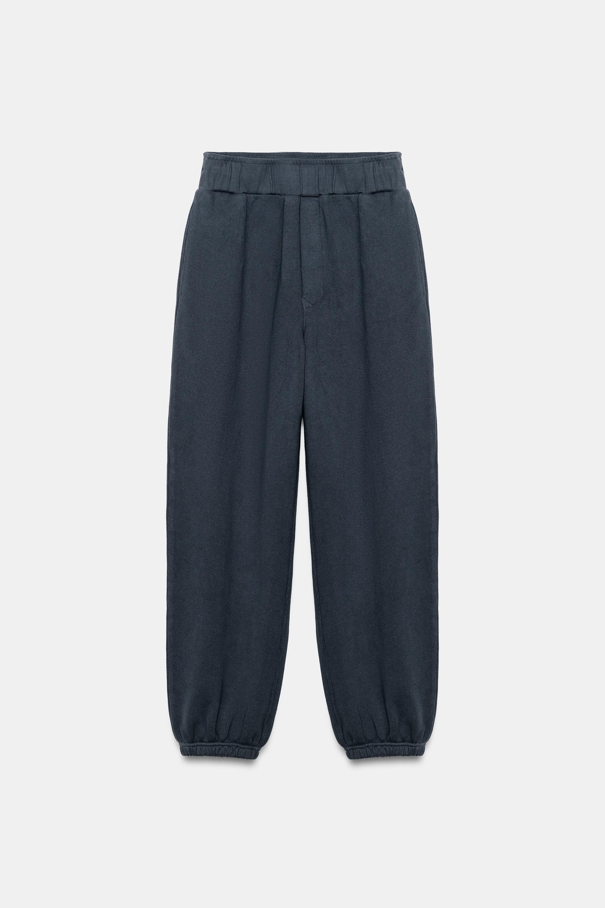 Zara YIKAMA EFEKTLİ PANTOLON görsel 5