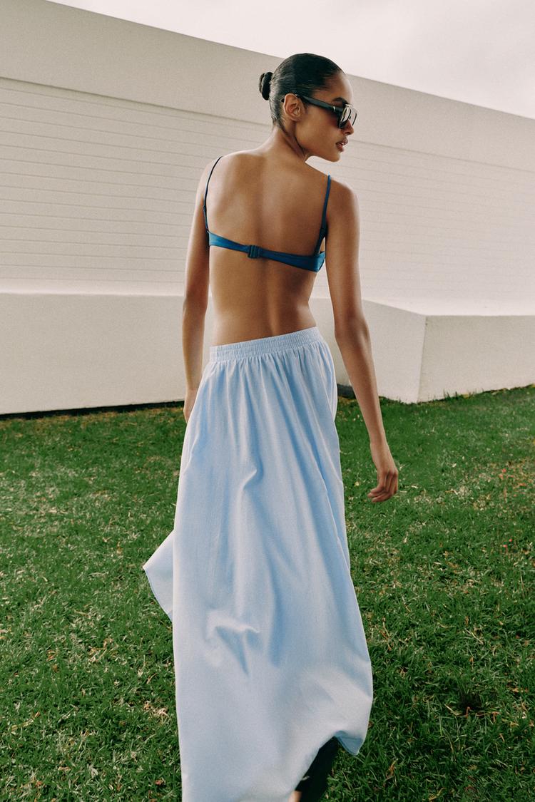 Falda midi en capas 5