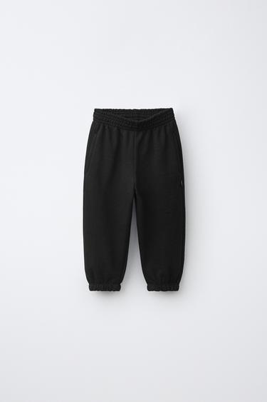 PANTALÓN JOGGER LISO - Negro de Zara