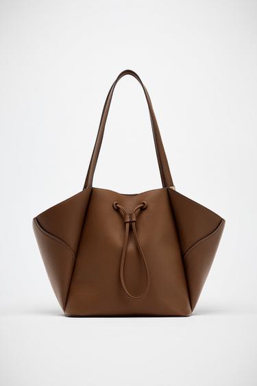 MAXI SHOPPER DETALLES - Tostado oscuro de Zara