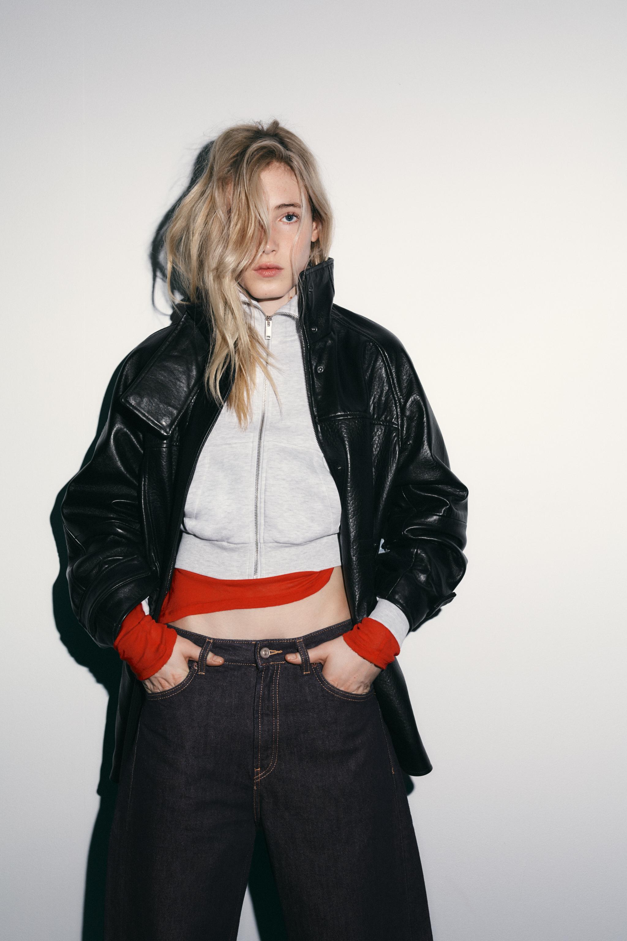 JEAN TRF BAGGY FOLDED TAILLE MI-HAUTE