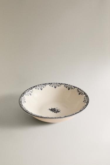 BOL DESSERT MOTIF POSITIONNÉ - Bleu / Gris de Zara - Image 1