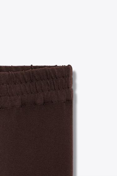 PUFF KNIT TROUSERS - Dark brown by Zara - Image 7