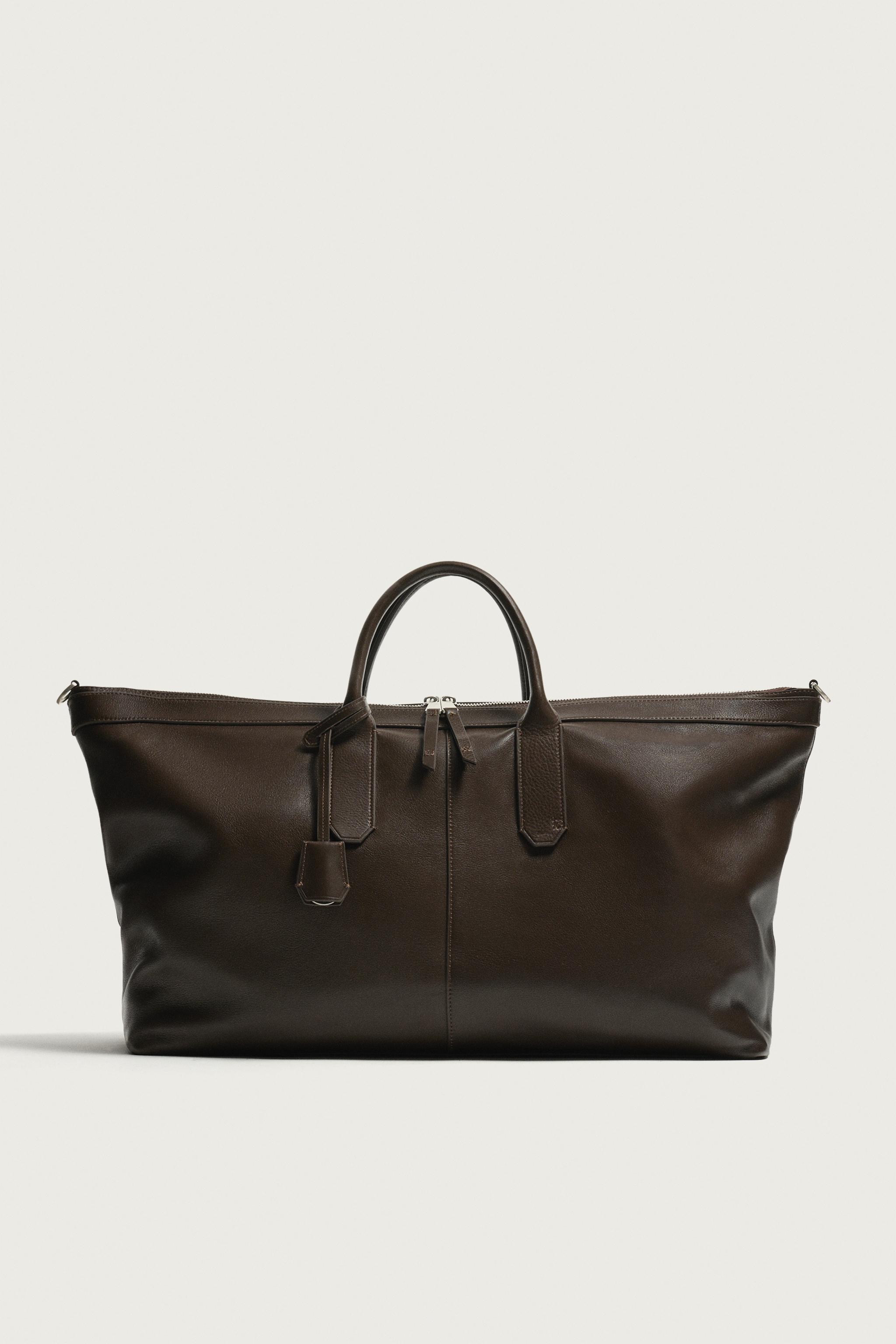 レザートートバッグ - ブラウン | ZARA Japan / 日本