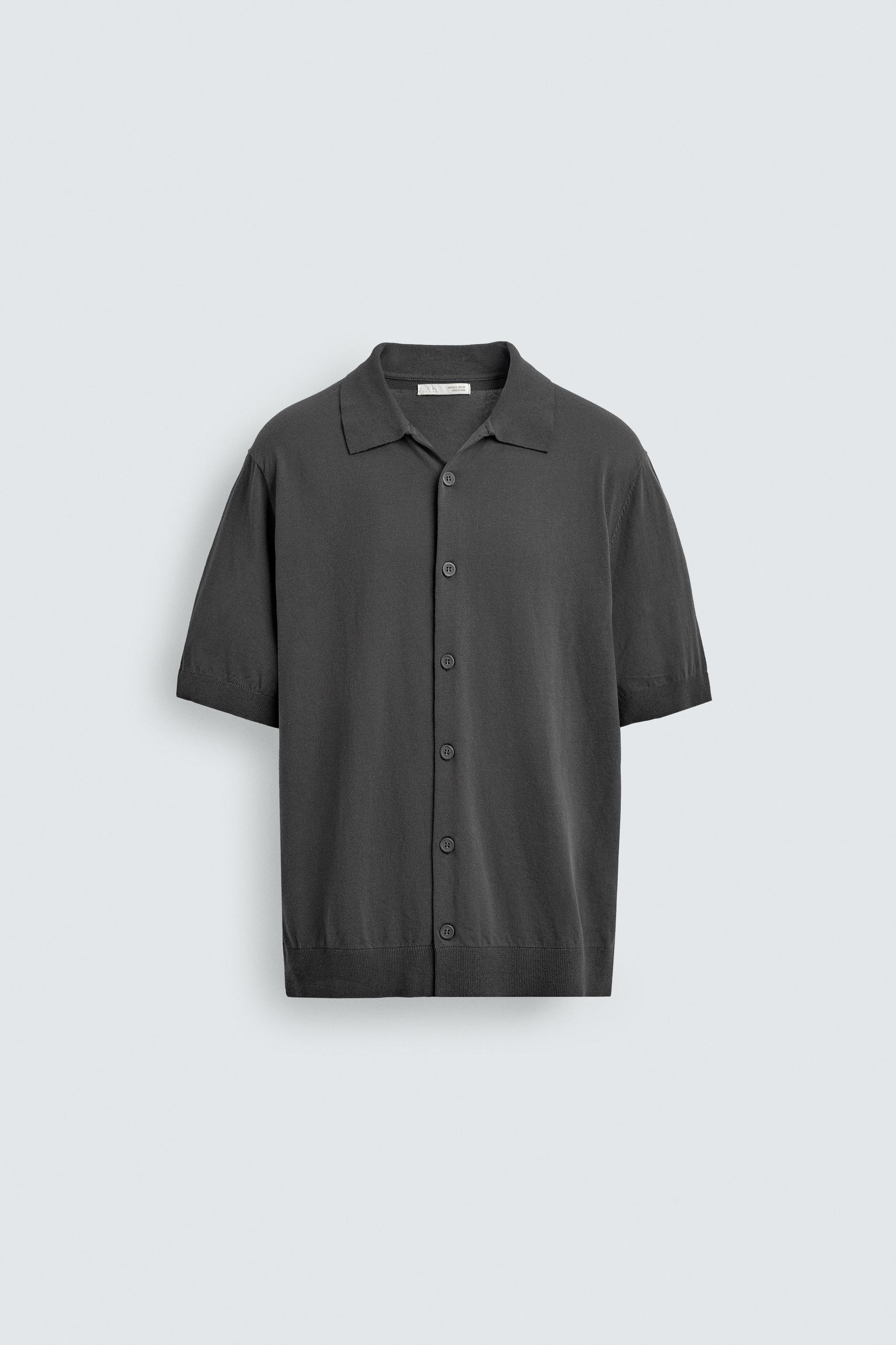 KNIT COTTON SHIRT