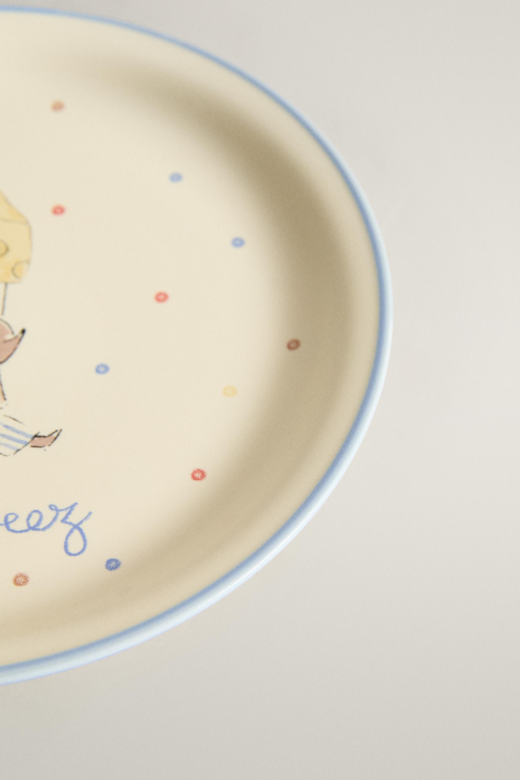 ASSIETTE EN CÉRAMIQUE MR. PÉREZ POUR ENFANTS