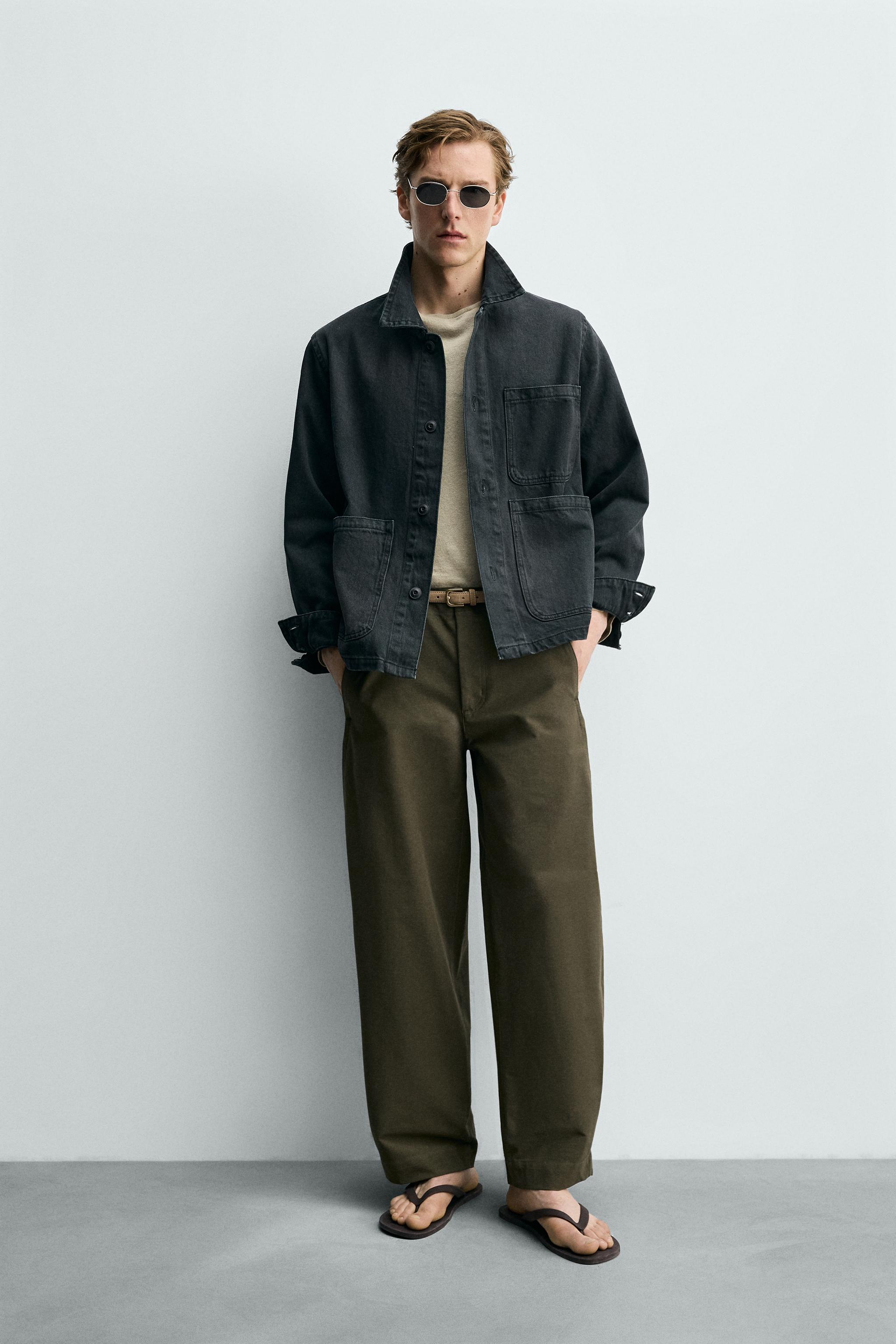 ZARA バルーンフィット コーデュロイパンツ S-M 新品 バルーンフィットパンツ - カーキ | ZARA Japan / 日本