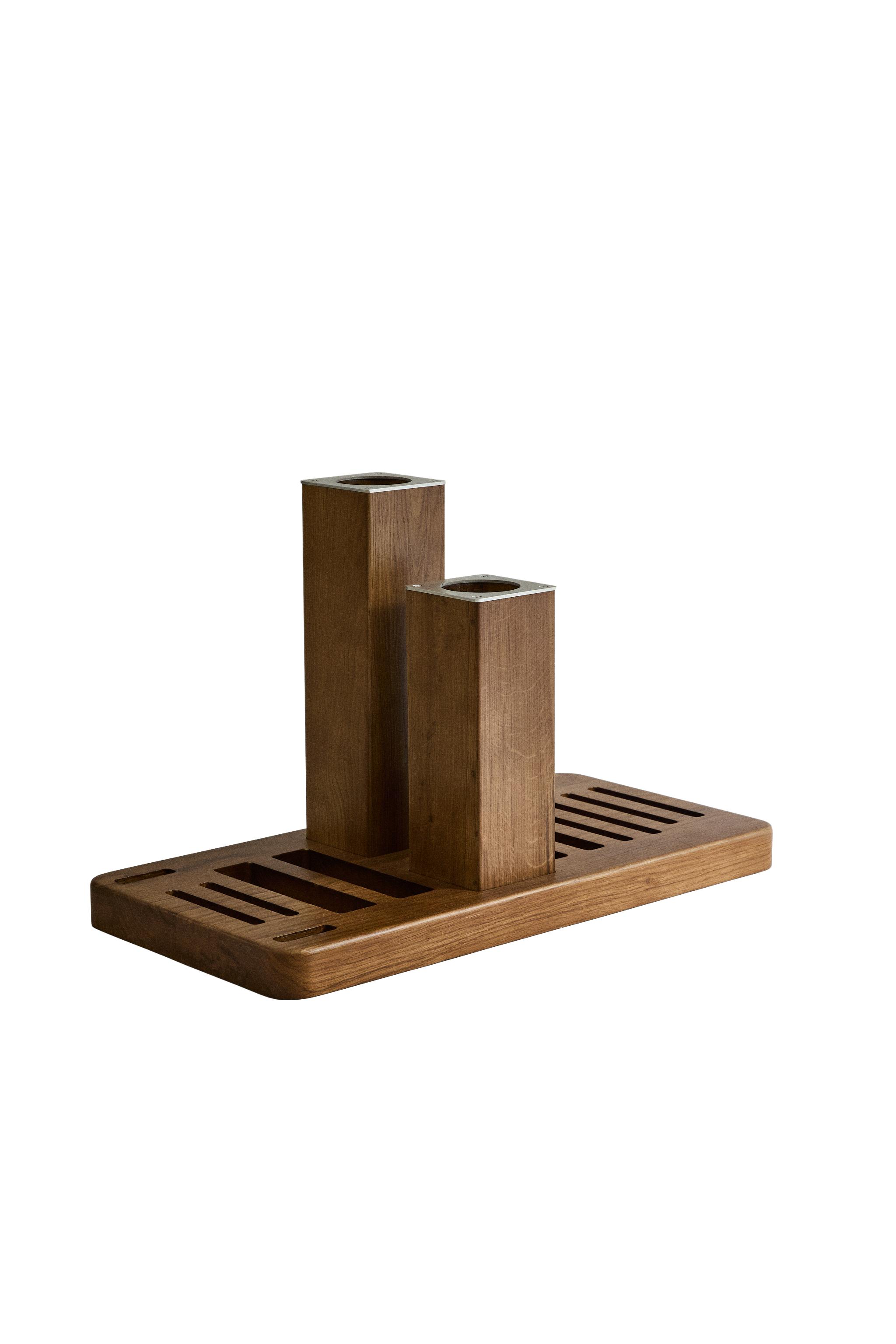 WOODEN BAR AND DISC RACK - Light beige | ZARA United States
