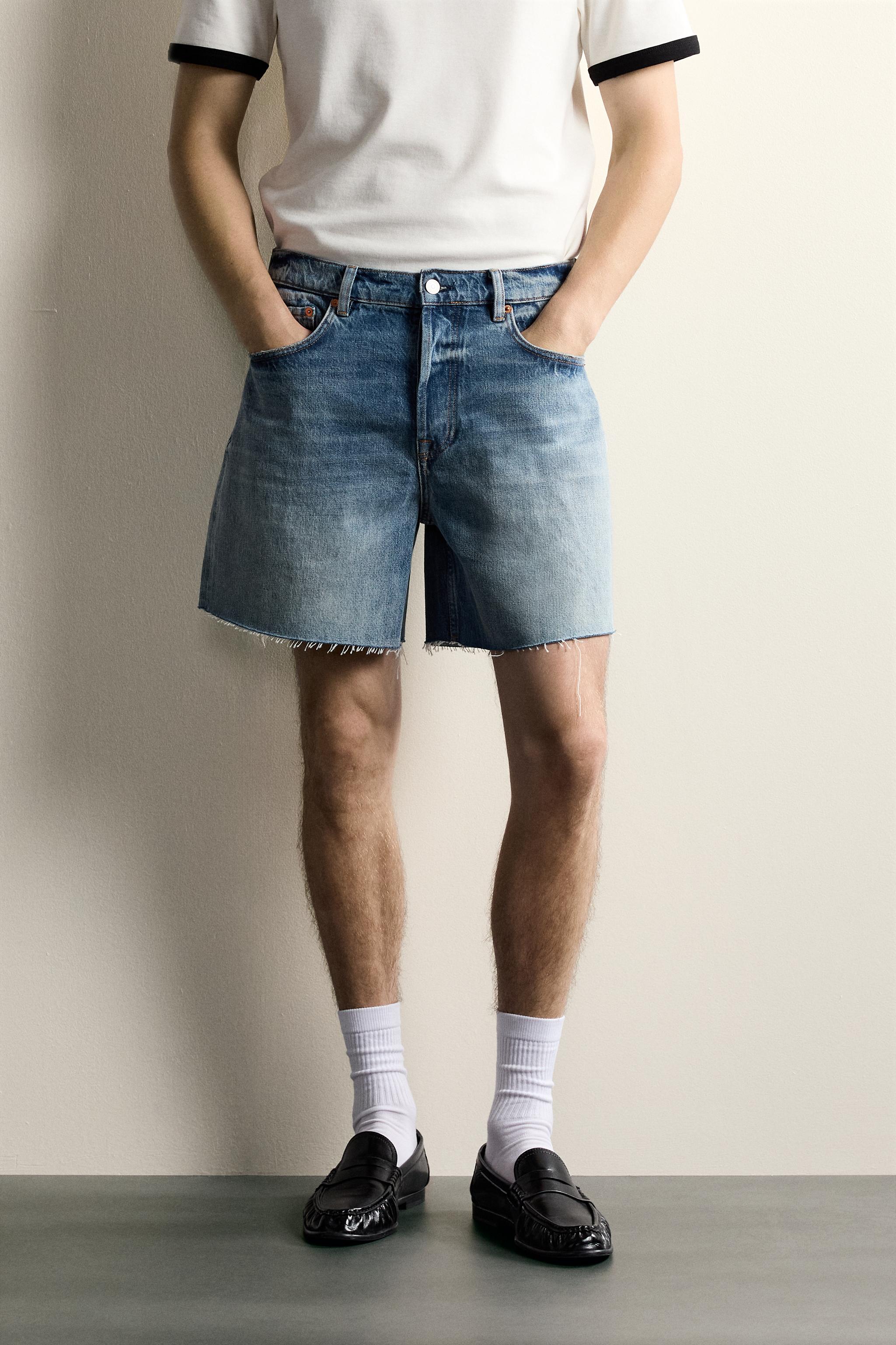 デニムショートパンツ - ライトブルー | ZARA Japan / 日本