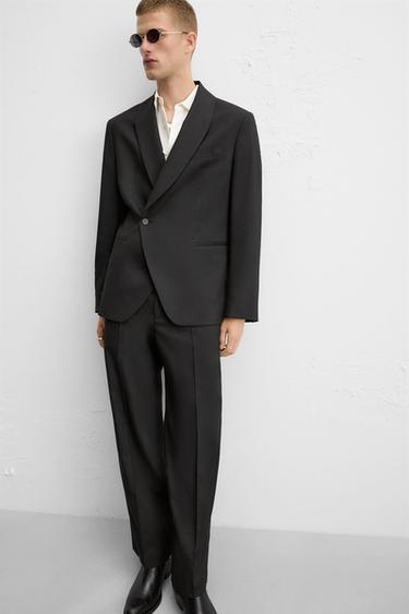 PANTALON DE COSTUME SMOKING ÉDITION LIMITÉE - Noir de Zara - Image 4