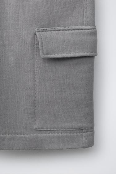 PLUSH CARGO BERMUDA SHORTS - Stone marl by Zara - Image 3