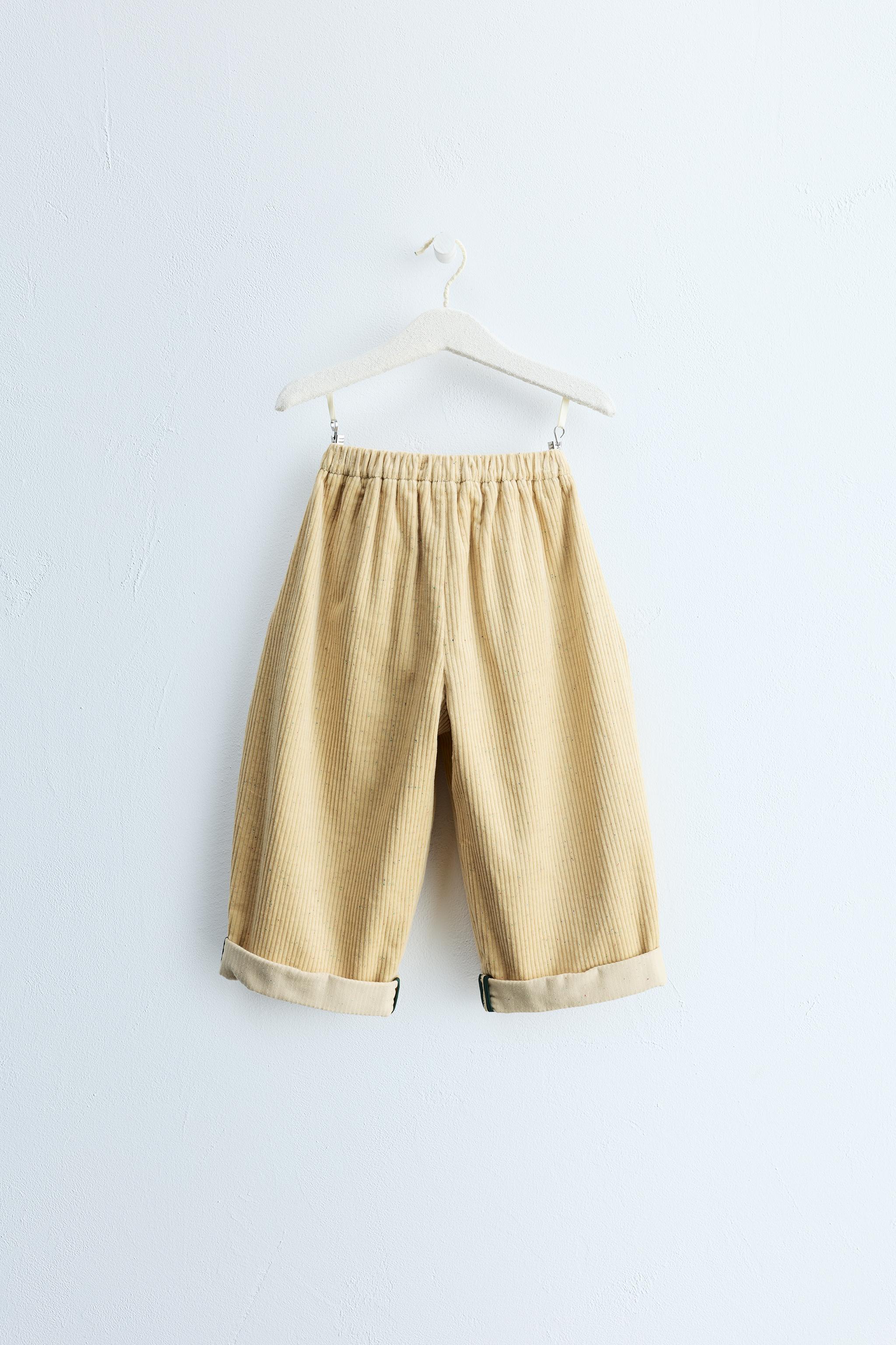 Zara Timeless Balloon-Fit Corduroy Pants