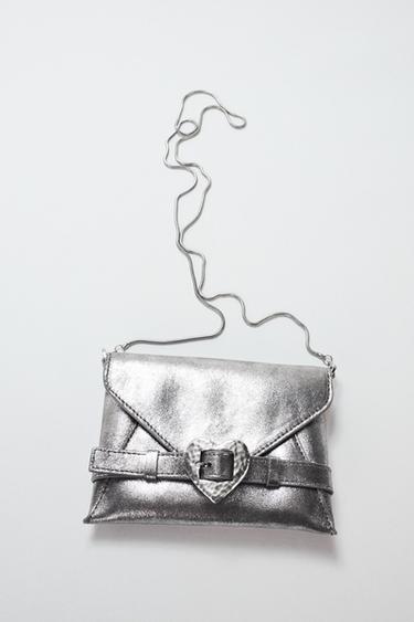 BOLSA DETALHE CORAÇÃO - Prata da Zara