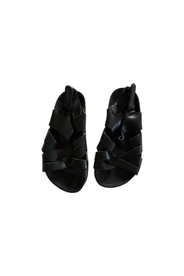 BABY SANDALS LEATHER BLACK