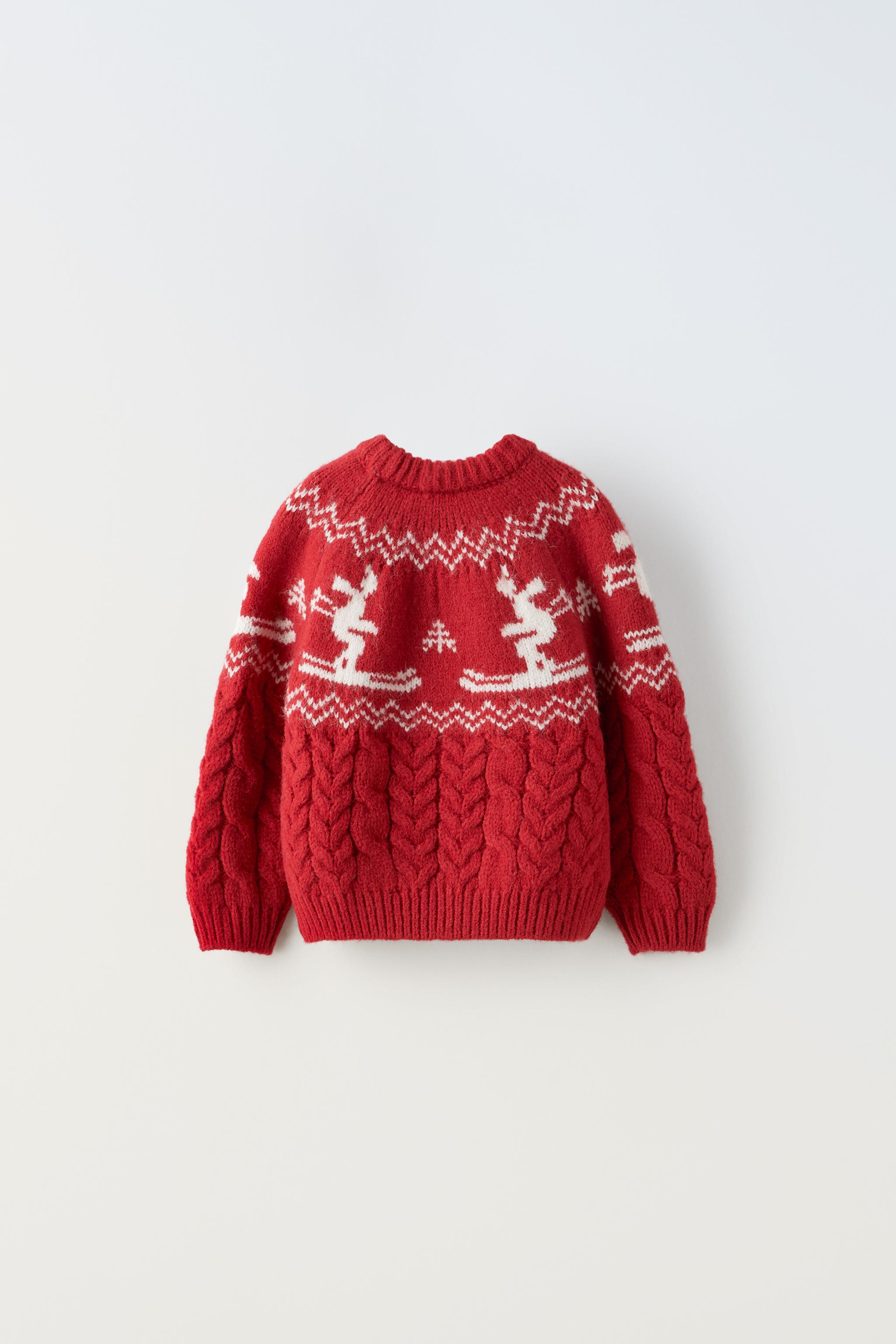 Zara fair isle on sale sweater