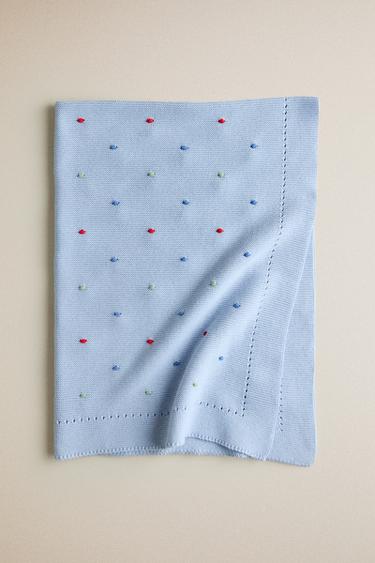 Zara KIDS' POLKA DOT BLANKET - 多色