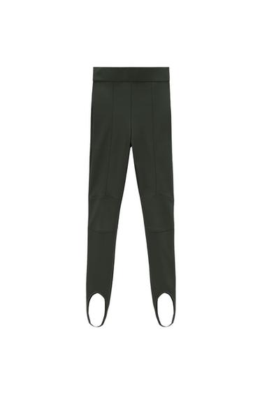 STIRRUP LEGGINGS WITH TOPSTITCHING