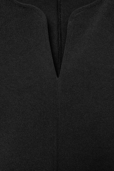 SOFT PEPLUM TOP - Black by Zara - Image 7