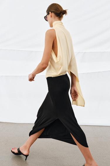 ASYMMETRIC FLOWING TOP - Butter by Zara - Image 2