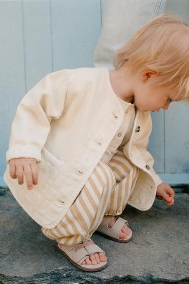 BLOUSON EN SERGÉ - Écru de Zara