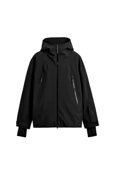 RECCO® WATERPROOF SKI PUFFER JACKET - Black by Zara