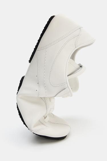 DERBYS EN CUIR - Blanc de Zara - Image 7