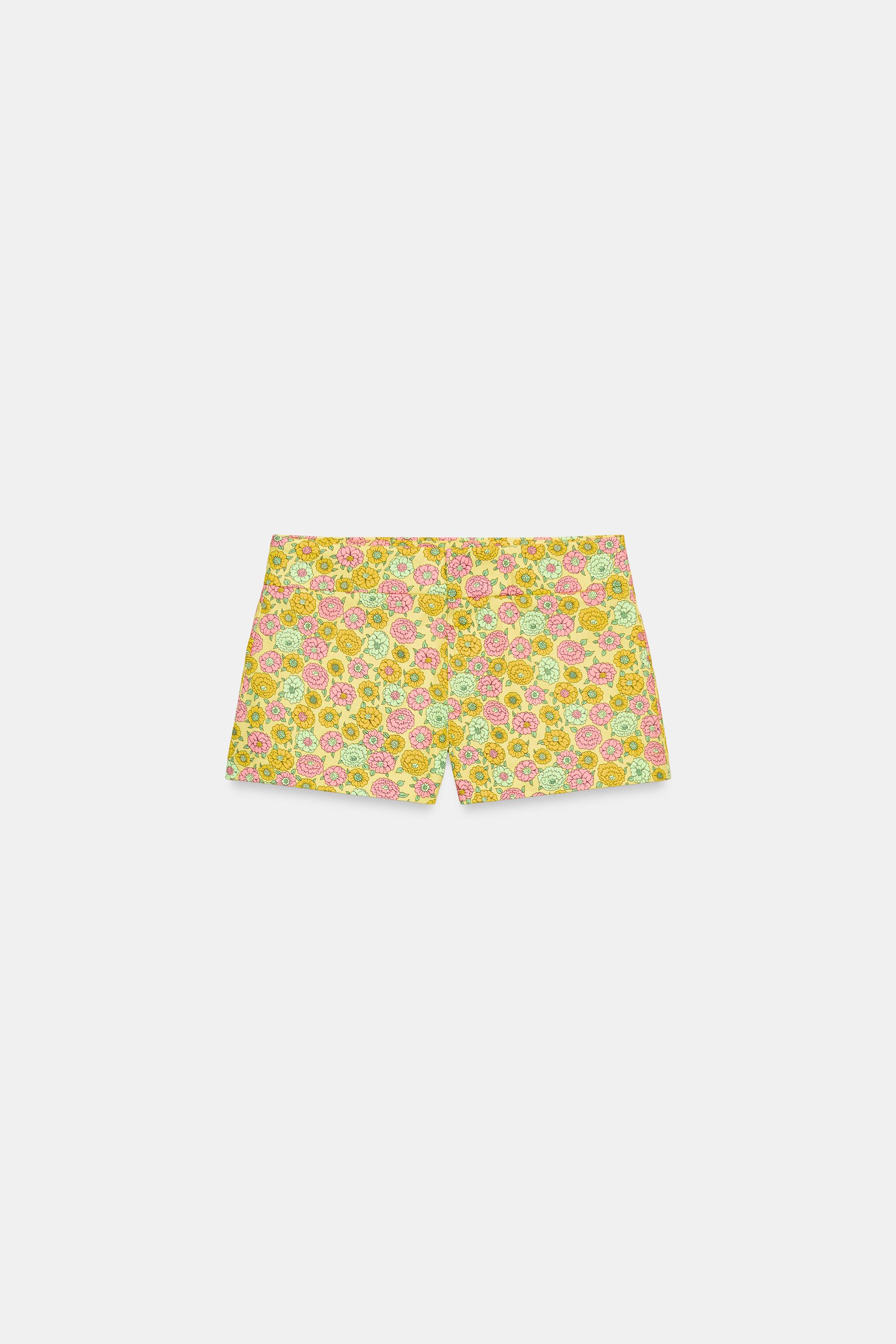 MINI FLORAL SHORTS