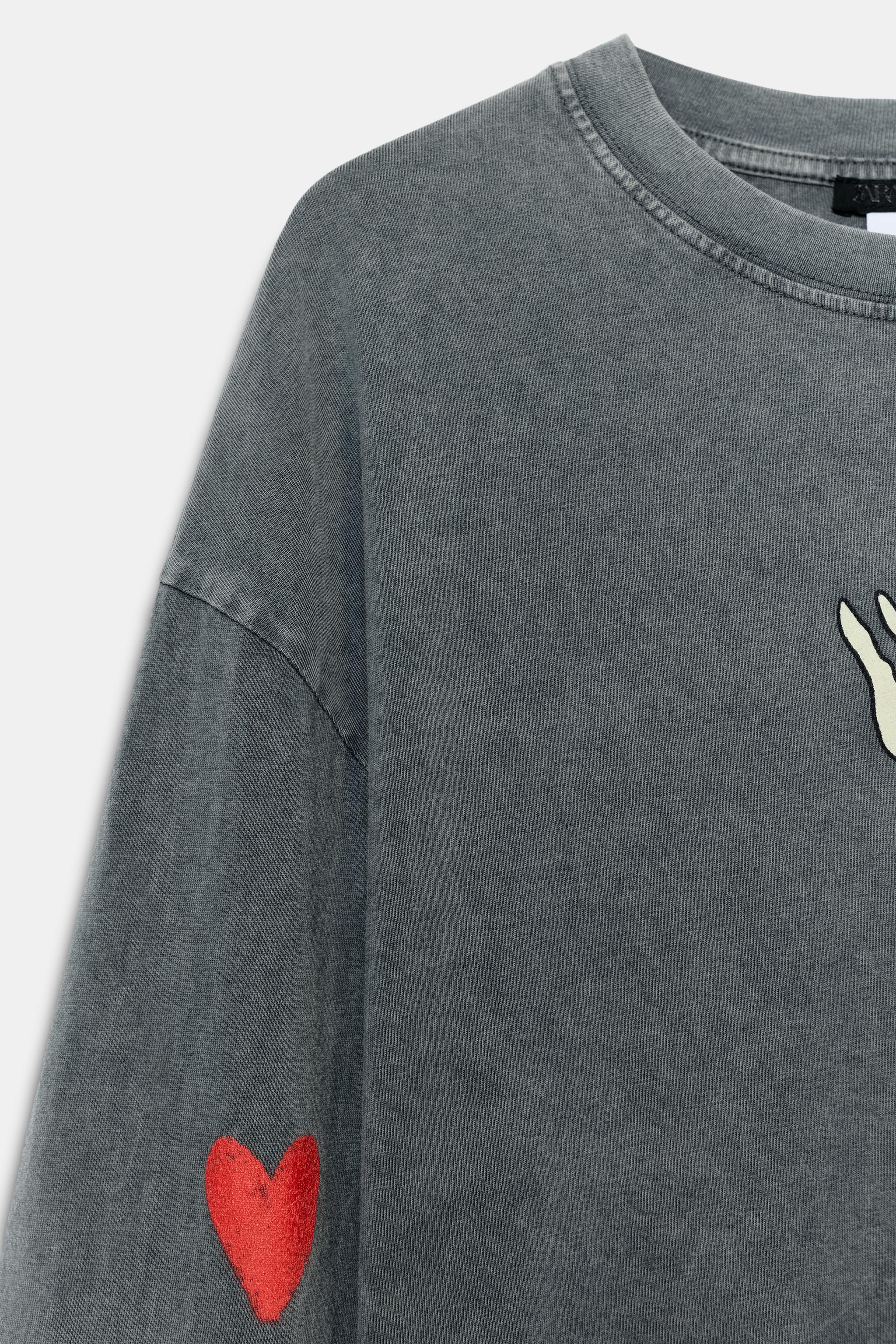 FIORENZA WASHED-EFFECT T-SHIRT