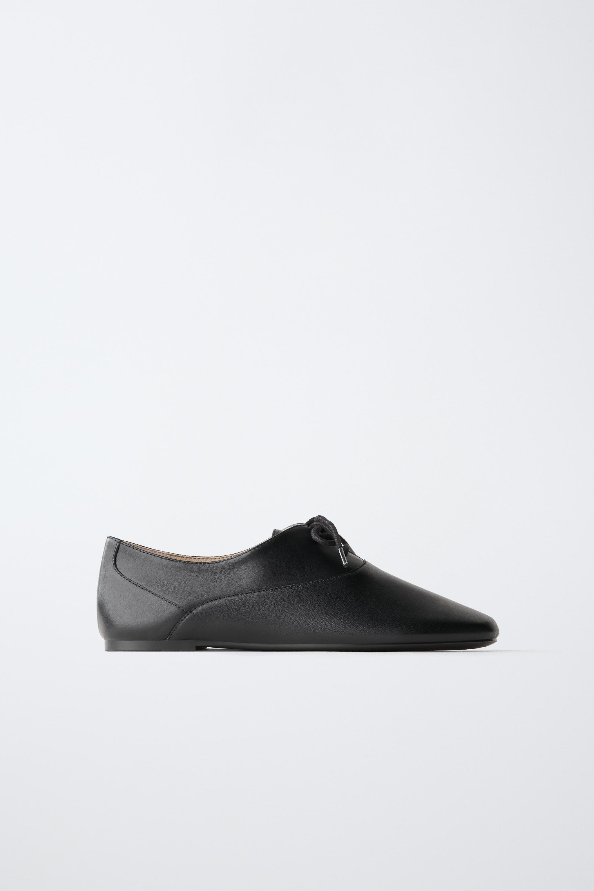 LEATHER BLUCHER SHOES WITH THIN SOLE