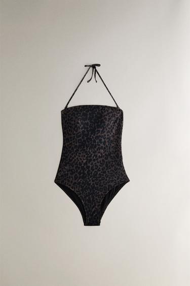 COSTUME DA BAGNO STAMPA ANIMALIER - Leopardato di Zara - Immagine 0
