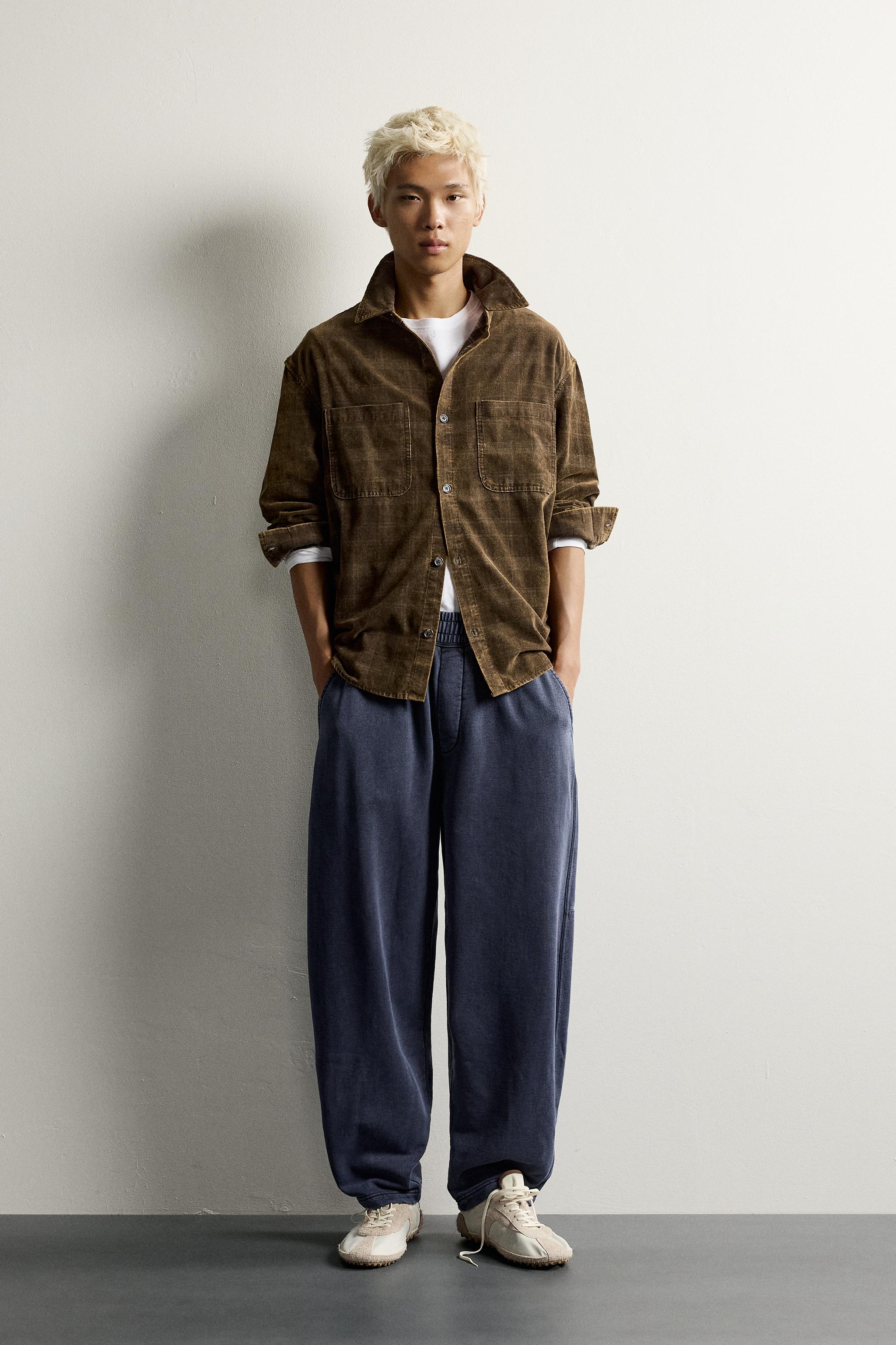 BALLOON-FIT SWEATPANTS - Light blue | ZARA United States