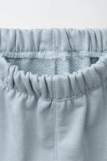 TEXT SWEATSHIRT AND JOGGERS JOGGING SET - Light blue by Zara - Image 3