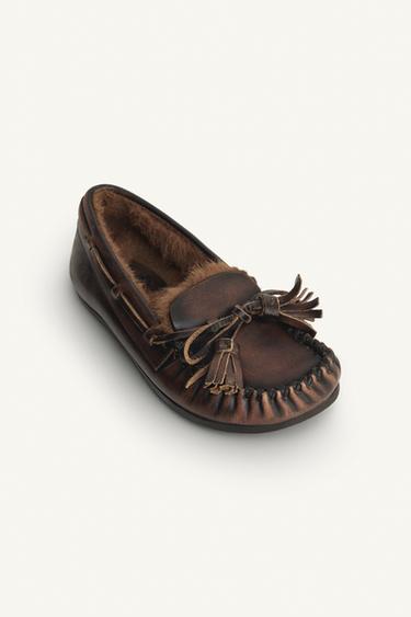LIMITED EDITION LEATHER LOAFERS - Brown by Zara - Image 5